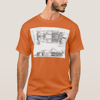 312T2 1976 Niki Blueprint T Shirt