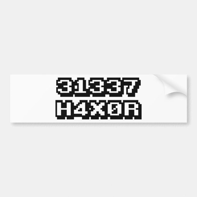 31337 H4X0R BILDEKAL (Framsidan)