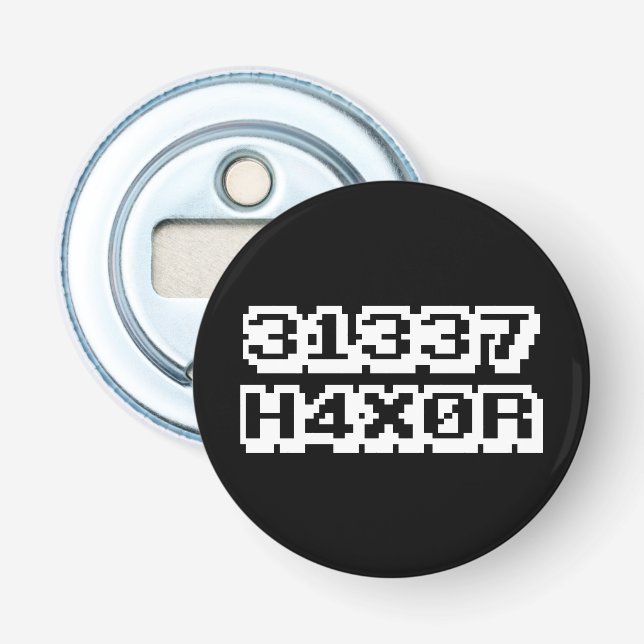 31337 H4X0R FLASKÖPPNARE (Framsidan)