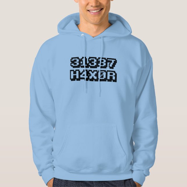 31337 H4X0R HOODIE (Framsida)