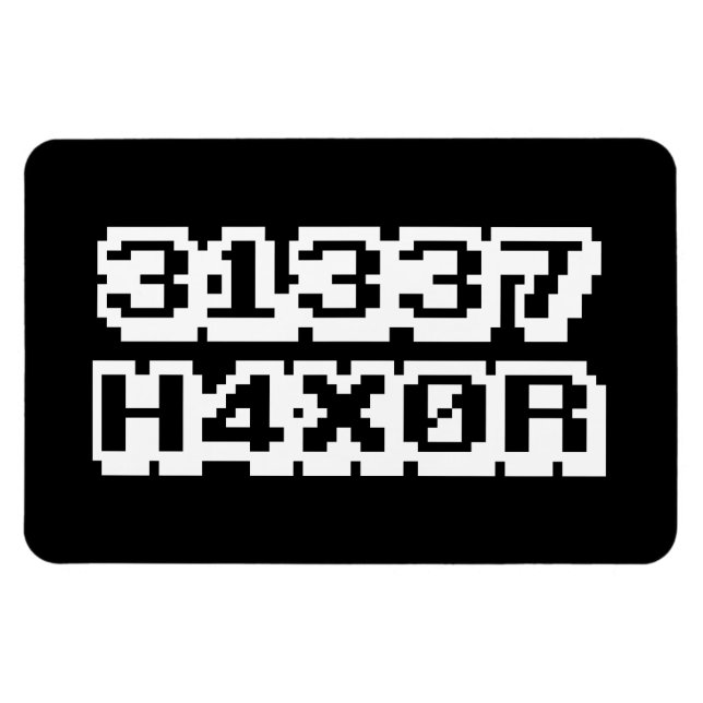 31337 H4X0R MAGNET (Horisontell)