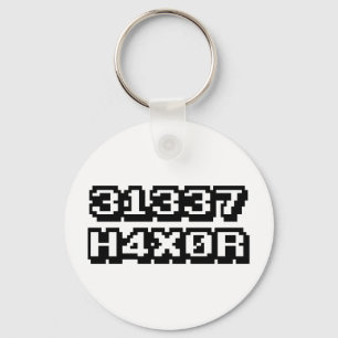 31337 H4X0R NYCKELRING