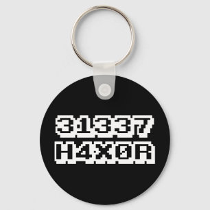 31337 H4X0R NYCKELRING