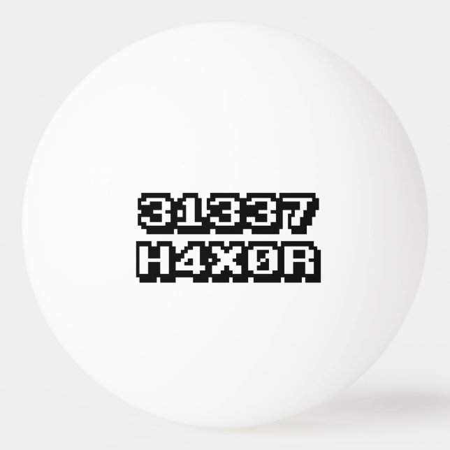 31337 H4X0R PINGISBOLL (Framsidan)