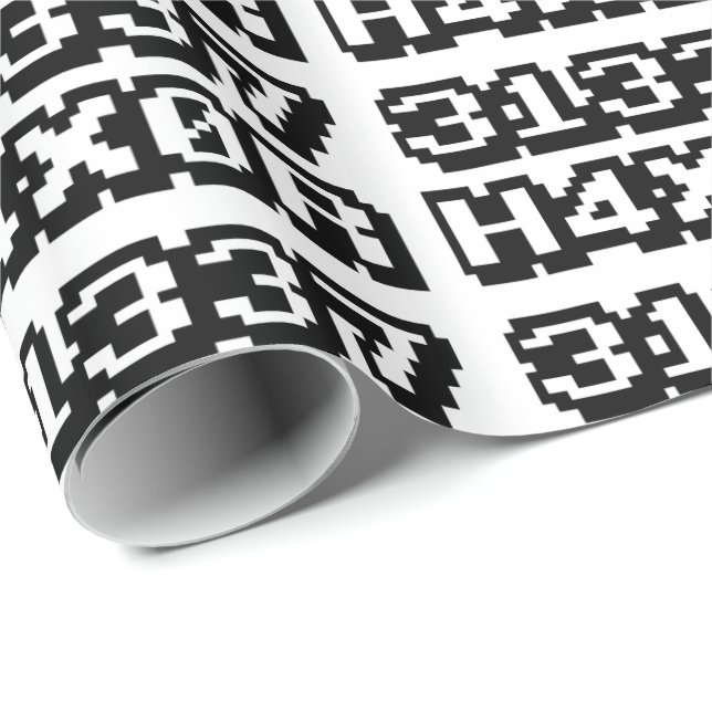 31337 H4X0R PRESENTPAPPER (Rullad Hörn)