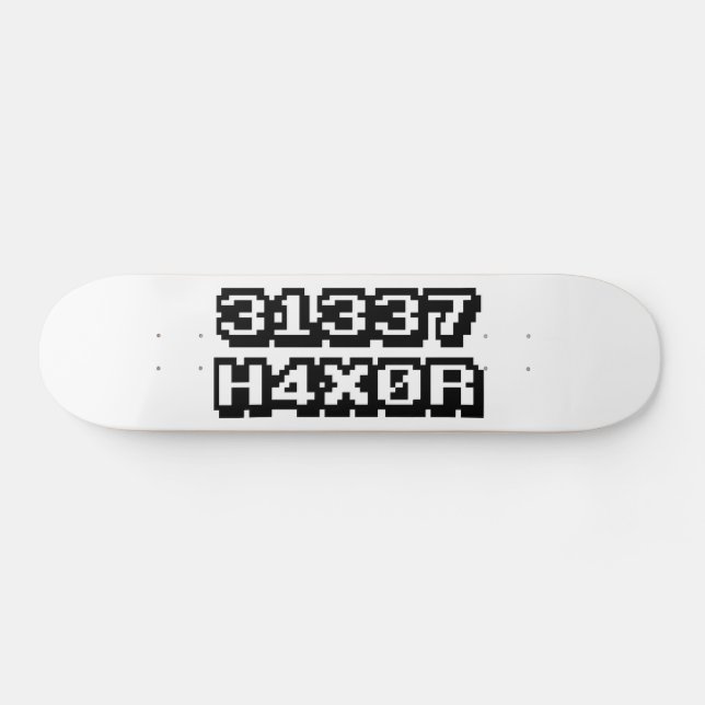 31337 H4X0R SKATEBOARD BRÄDA 21,5 CM (Horz)