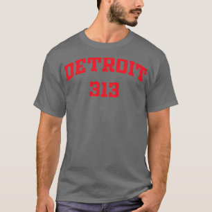 313 Röd text T Shirt