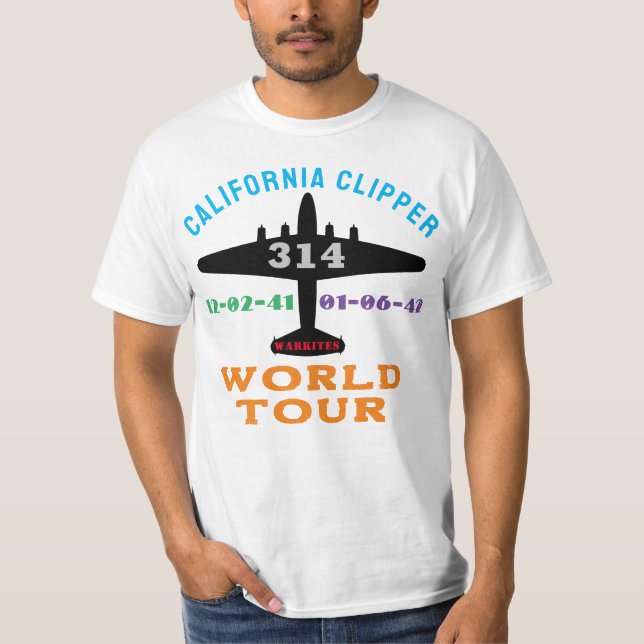 314 California Clipper T-Shirt (Framsida)