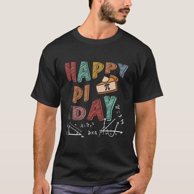314 pi Dag Paj Pi Symbol för Math Älskare och K T Shirt (Framsida)