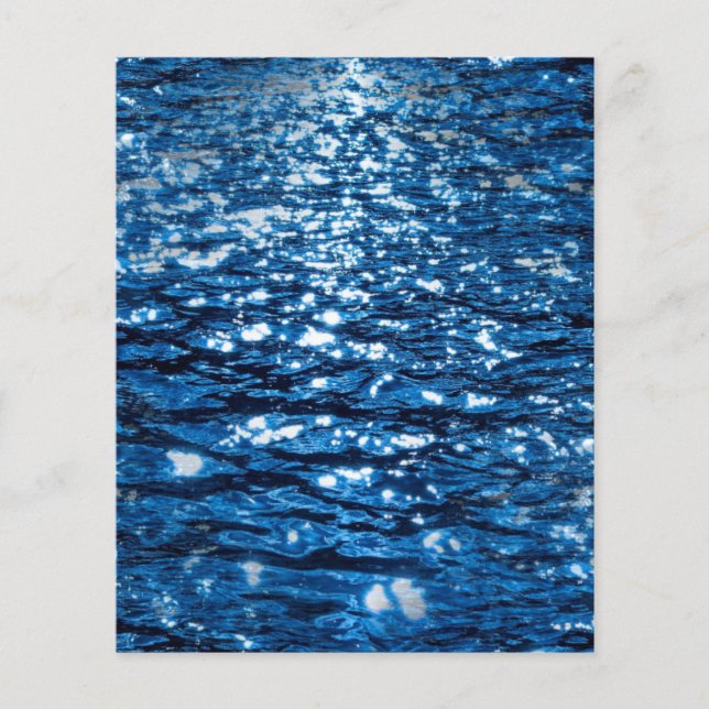 316143 BLUE OCEAN RIPPLES NATURE BEAUTY BAKGRUND FLYGBLAD (Framsidan)