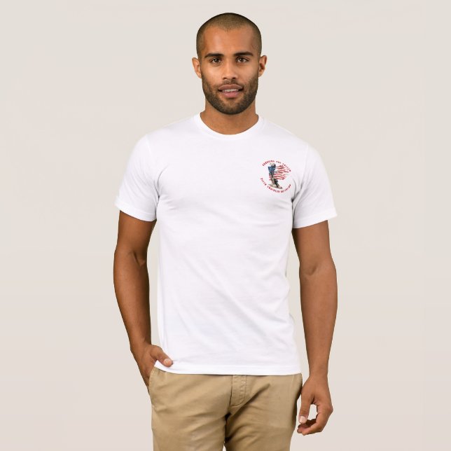 317. Ingenjörbataljon - hedra vårt stupat T Shirt (Hel framsida)