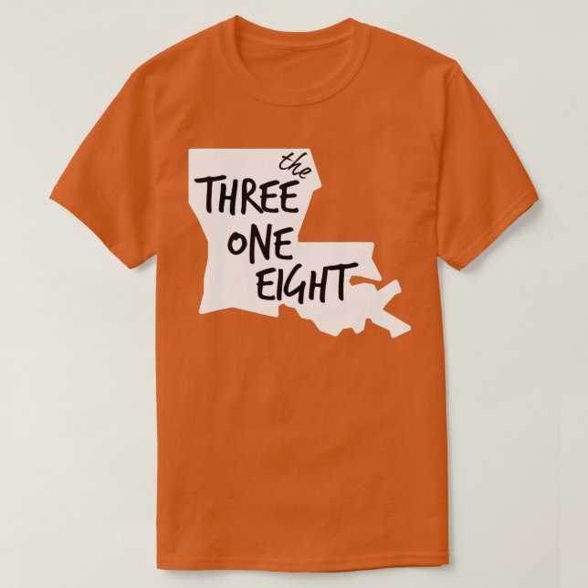 318 Louisiana Rep Your Area GumboLife  T Shirt (Design framsida)