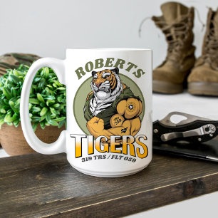 319 Tigers Luft Force BMT Studenten Anpassningsbar Kaffemugg