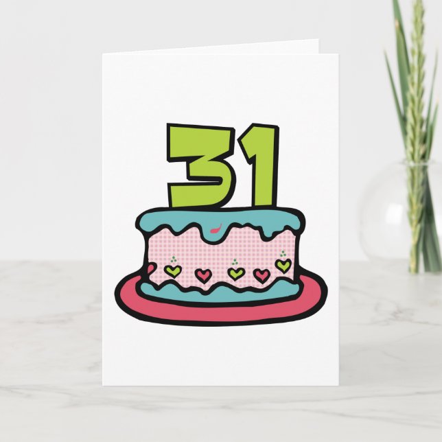 31 Ålderskaka Kort (Framsida)