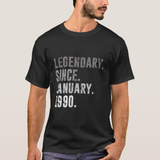 31 år gamla födelsedagsgåvor sedan januari t shirt