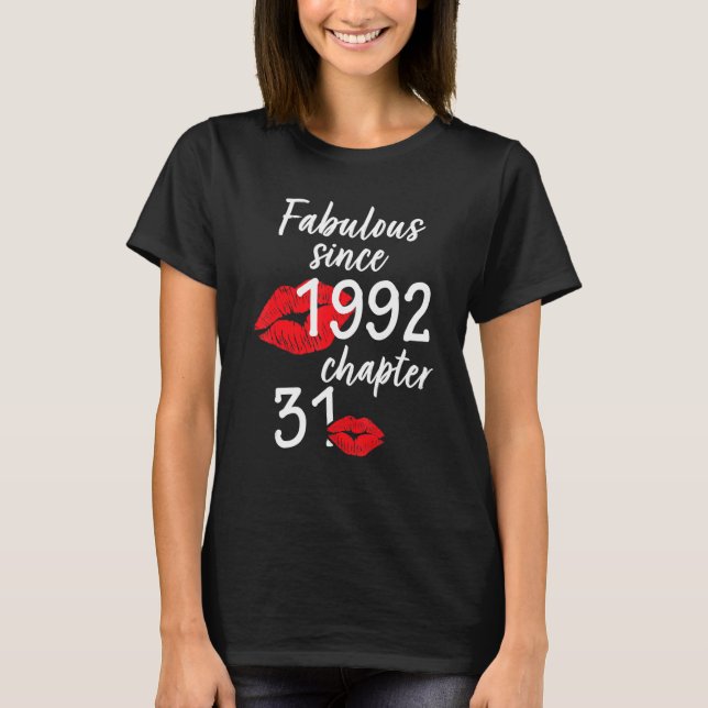 31 år gammal och fasig födelsedag sedan 1992 t shirt (Framsida)