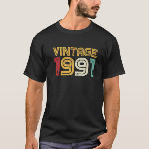 31 ÅRS Manar Kvinnor 31a födelsedagsgrafi Vinta T Shirt