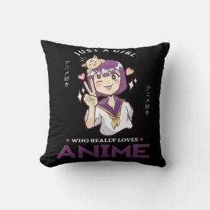 31.Bara en flicka som Verkligen Anime Kudde