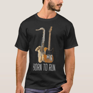31 Born to Run Saophone Vintage Music Amp Guitar A T Shirt