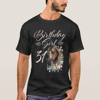 31:e födelsedagshästen 31 år gammal dag t shirt