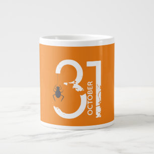 31:e oktober Black Spider Halloween Jumbo Mugg