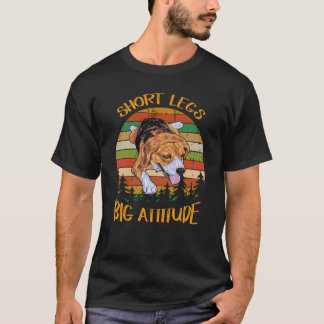 31 Korta Ben Stor Attityd Söt Beagle T Shirt