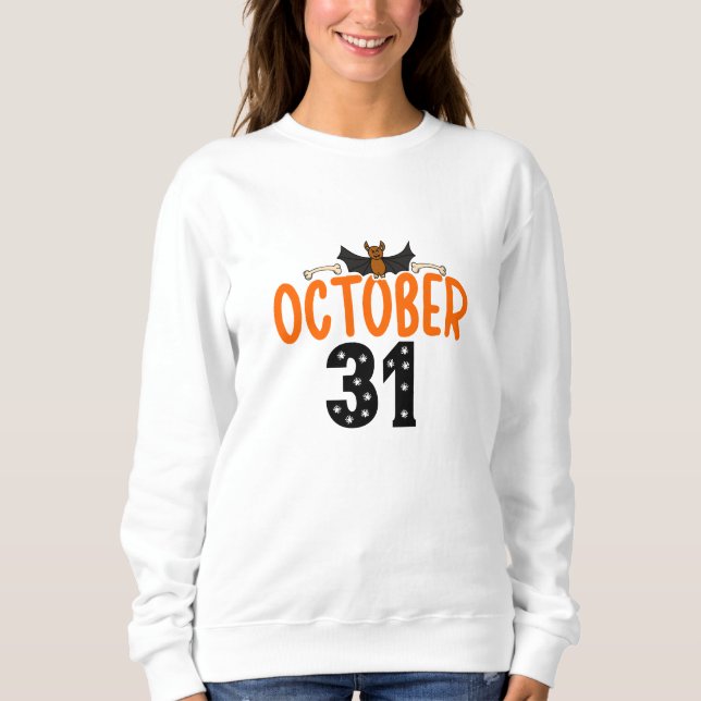 31 oktober Halloween T Shirt (Framsida)
