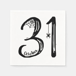 31 oktober-Spindelnätet Pappersservett