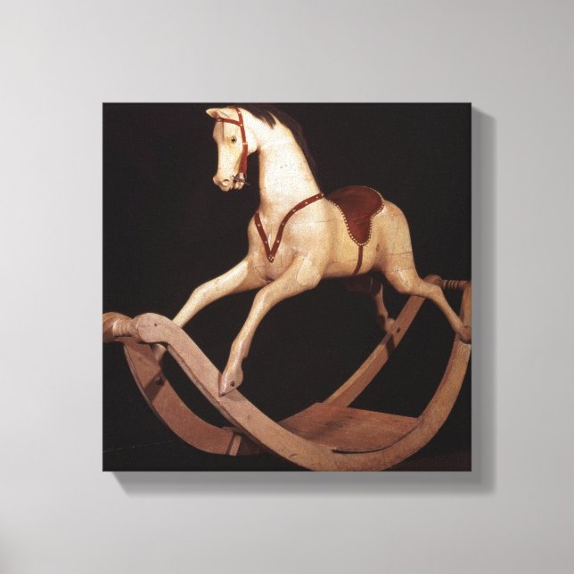 31:Rocking horse, English, 1840 Canvastryck (Framsida)