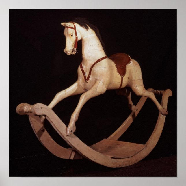 31:Rocking horse, English, 1840 Poster (Framsidan)