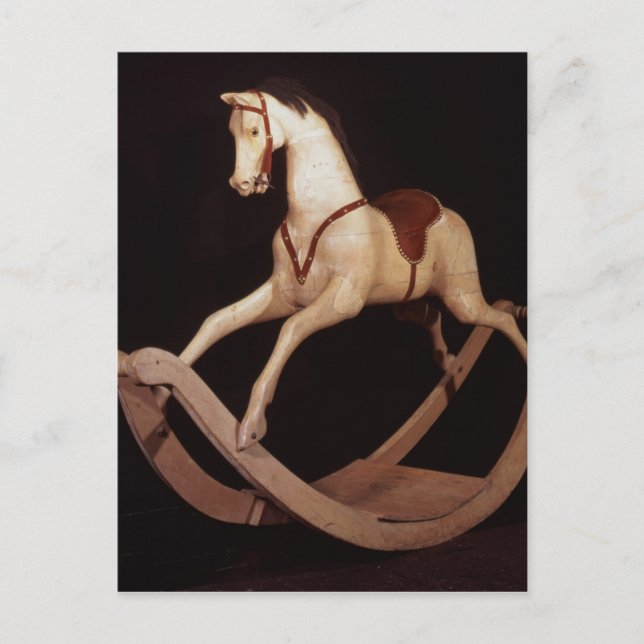 31:Rocking horse, English, 1840 Vykort (Framsida)