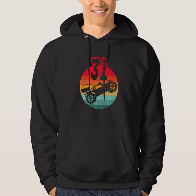 31a Birthday I Tävla Gaming I Fjärrkontroll RC Hoodie (Framsida)