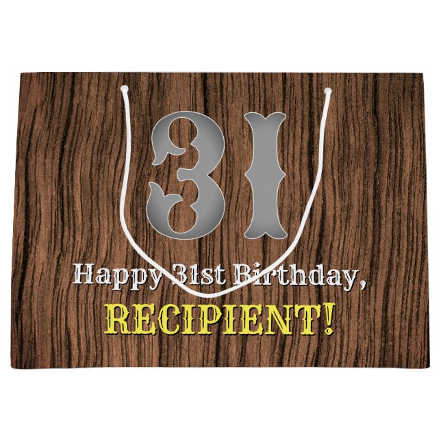 31a Birthday: Land Western Inspired Titta, Namn (Framsidan)