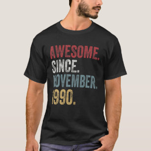 31a Birthday Tee sedan november 1990 31 år gammal