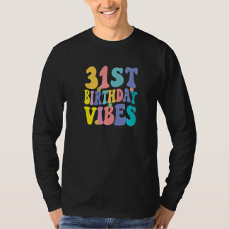31a Birthday Vibes 31 år gammal Retro T Shirt