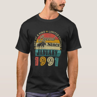 31a Födelsedag 31 år gammal retro-förklaring sedan T Shirt