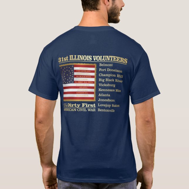 31a Illinois V.I. (BH) T Shirt (Baksida)