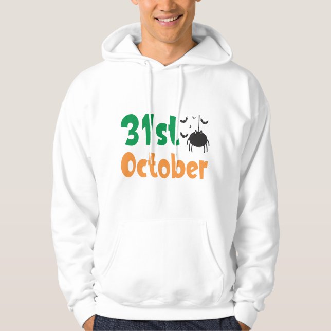 31a oktober - Halloween Hoodie (Framsida)