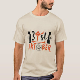 31a Oktober Svarta katter Halloween T Shirt