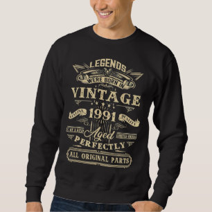 31a Vintage på födelsedagen för förklaringarna frå Lång Ärmad Tröja
