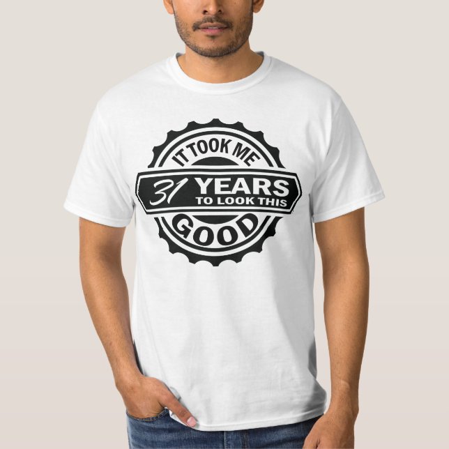 31afödelsedag tee (Framsida)