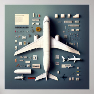 320 Flygplanets spridning nr 1 Poster