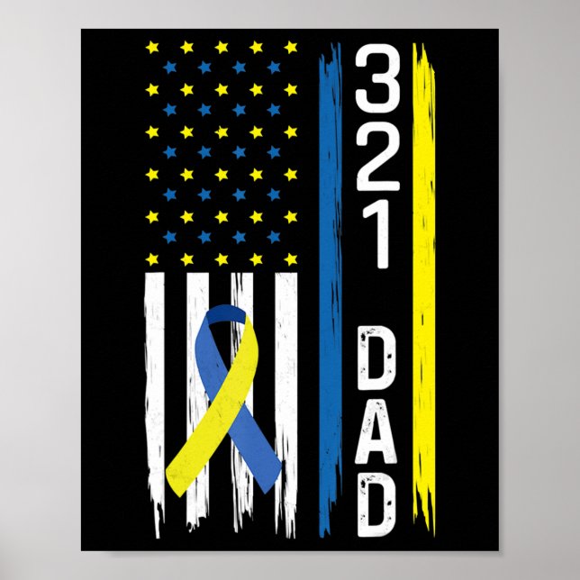 321 Pappa-supportmedvetenhet Poster (Framsidan)