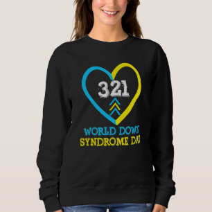 321 Världsminnesdagen för nedsläckt syndrom Trisom T Shirt