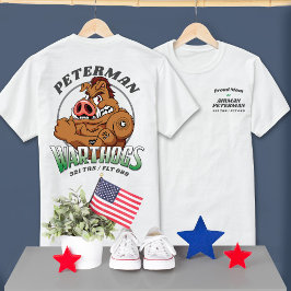 321 Warthogs Luft Force BMT Studenten LIGHT Färg T Shirt