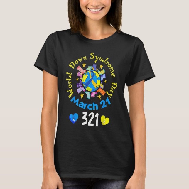 321 World Down Syndrome Awareness Day Rock Your So T Shirt (Framsida)