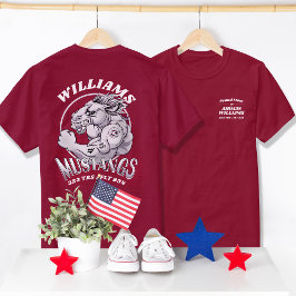 323 Mustangs Luft Force Basic Training Studenten T Shirt