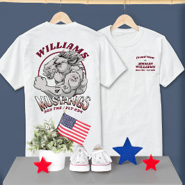 323 Mustangs Luft Force BMT Studenten LIGHT Färg T Shirt