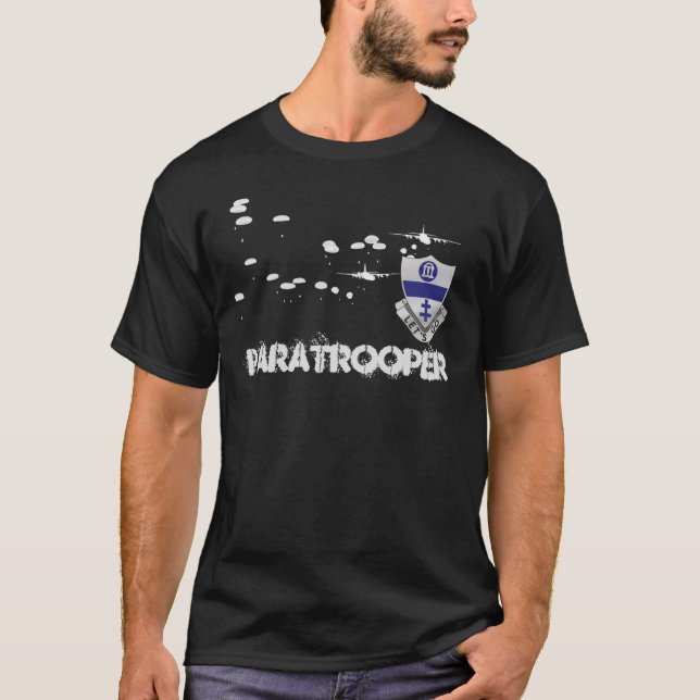 325:e brigaden i Infantry Paratrooper T Shirt (Framsida)
