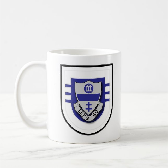325. Infanterit Regiment - den pråliga muggen för Kaffemugg (Vänster)
